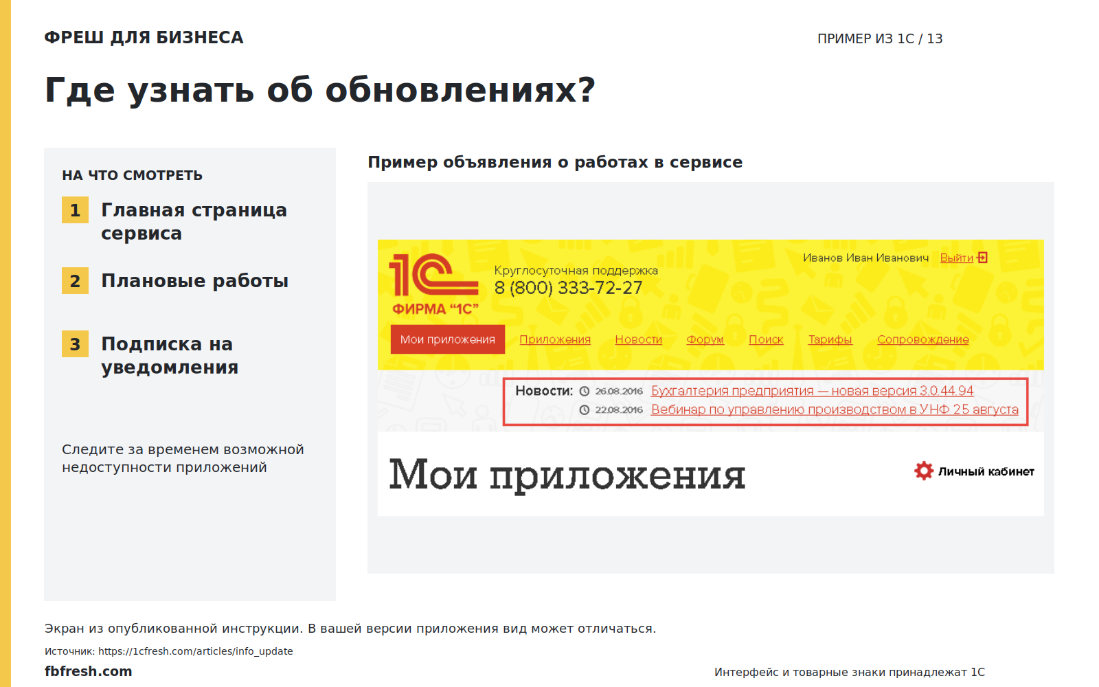Иллюстрация к статье «Как узнать о запланированных обновлениях?»
